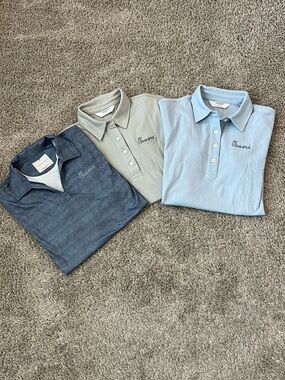 NEW Chick-fil-A (set of 3) women’s SMALL S  Paul Polo Angelo Polo NWT Hydrovent